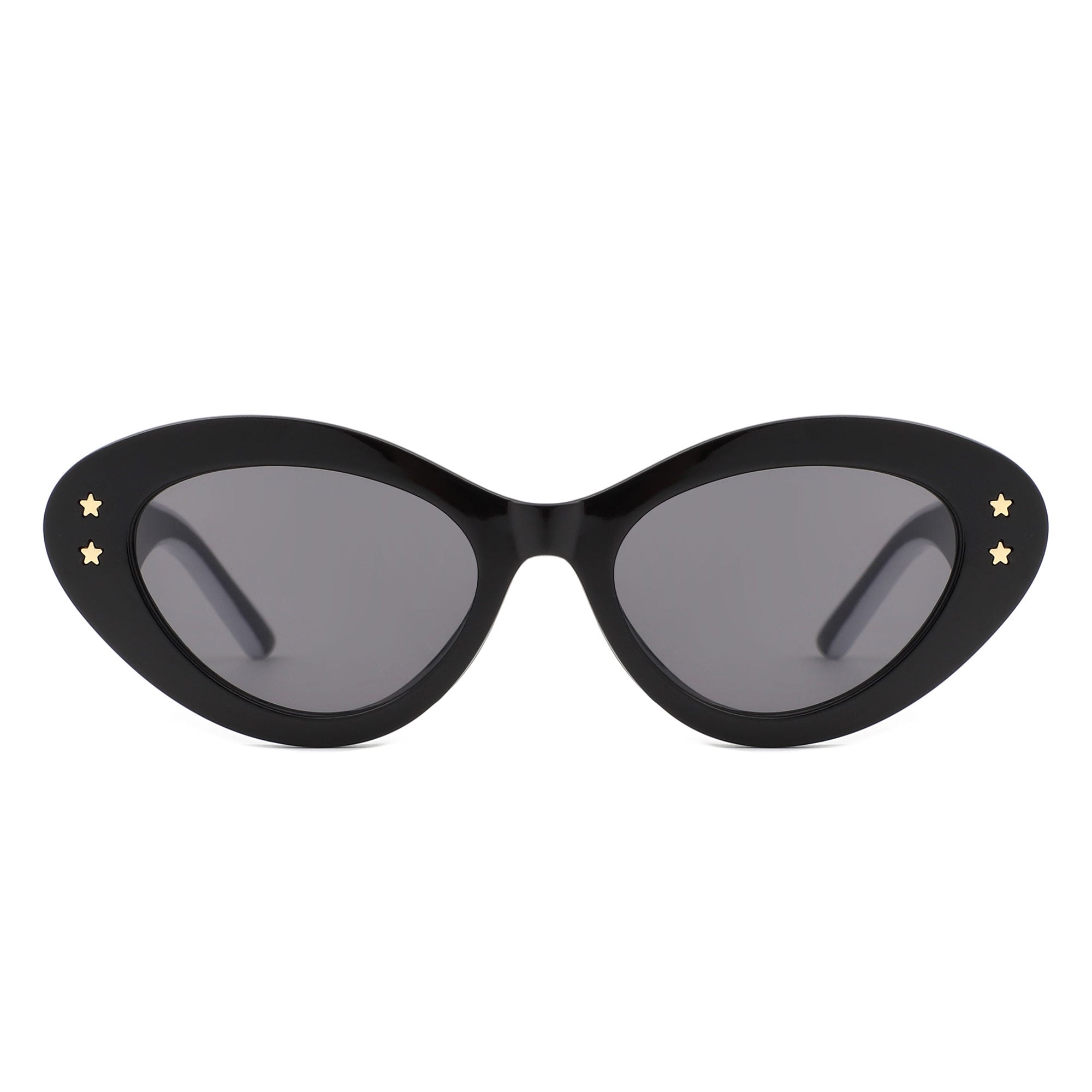 Elandor - Cat Eye Oval Star Designed Sunglasses