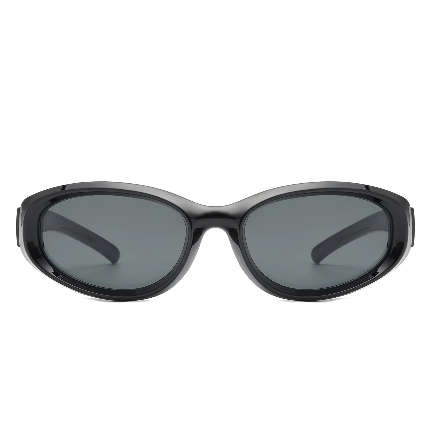 Nudge - Rectangle Retro Chic Oval Fashion Sunglasses