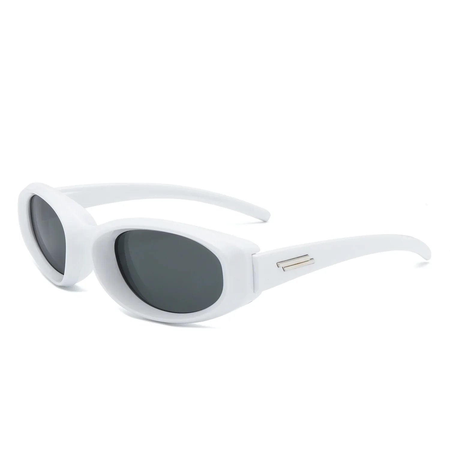 Nudge - Rectangle Retro Chic Oval Fashion Sunglasses